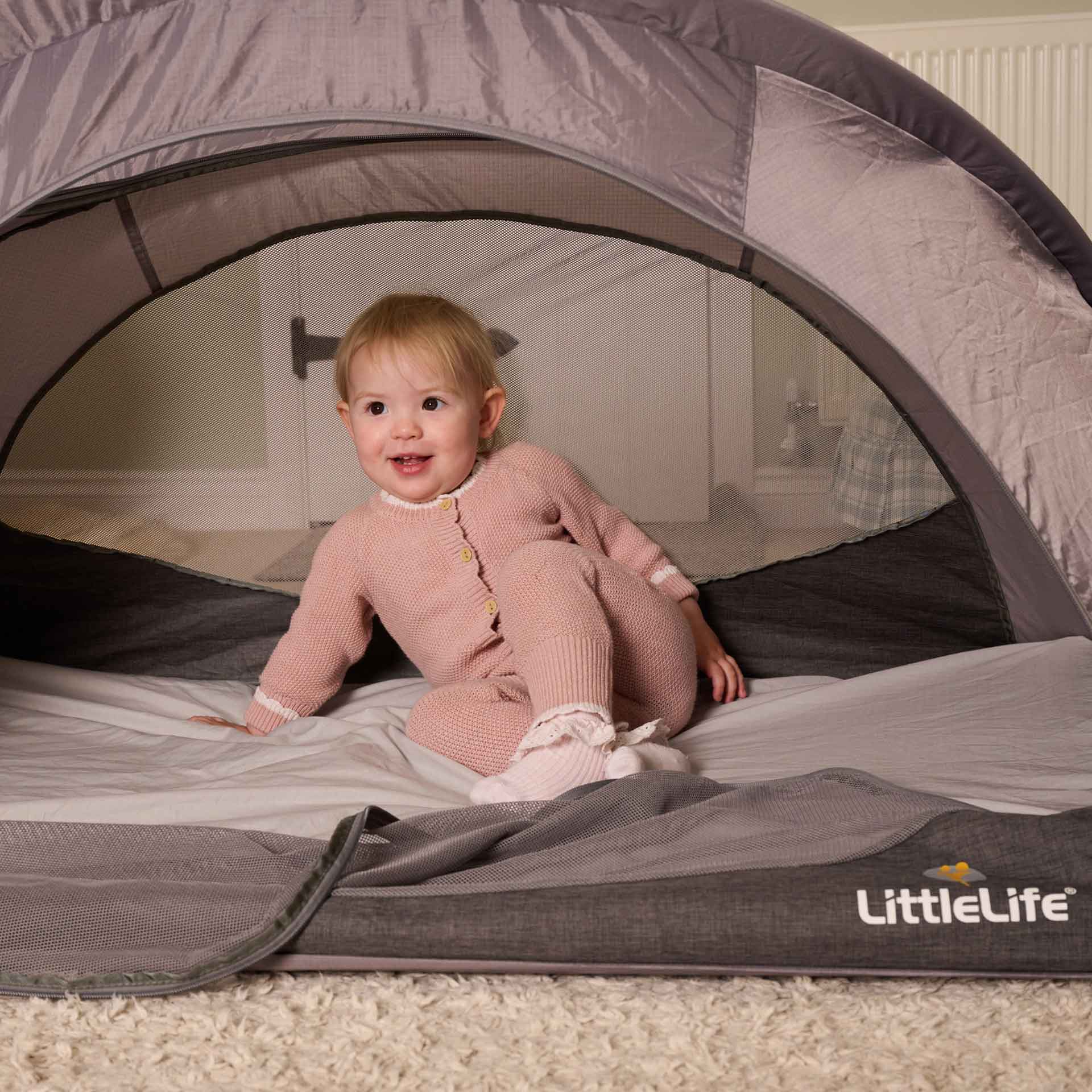 Arc 2 Lightweight Travel Cot (Grey)