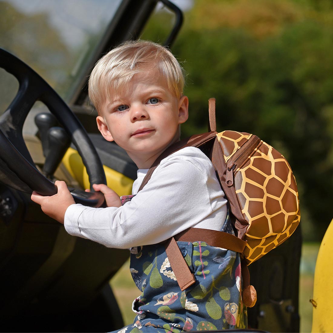 Giraffe Toddler Backpack with Rein