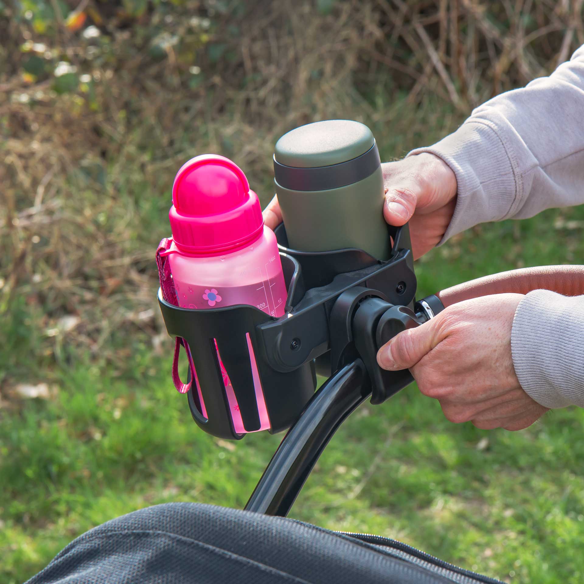 Double Buggy Cup Holder