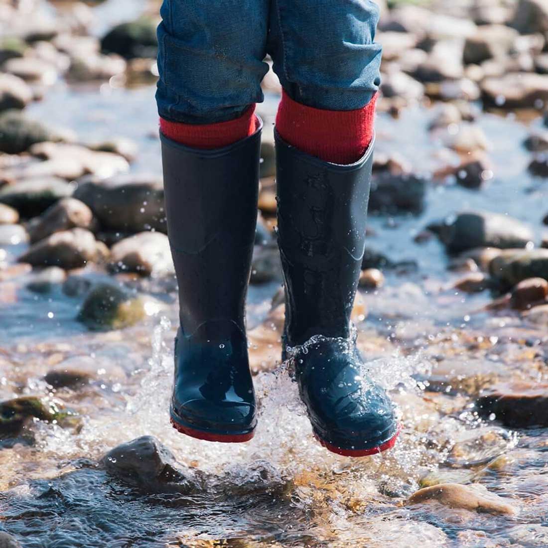 Classic Kids Wellington Boots (Navy, 9 infant)