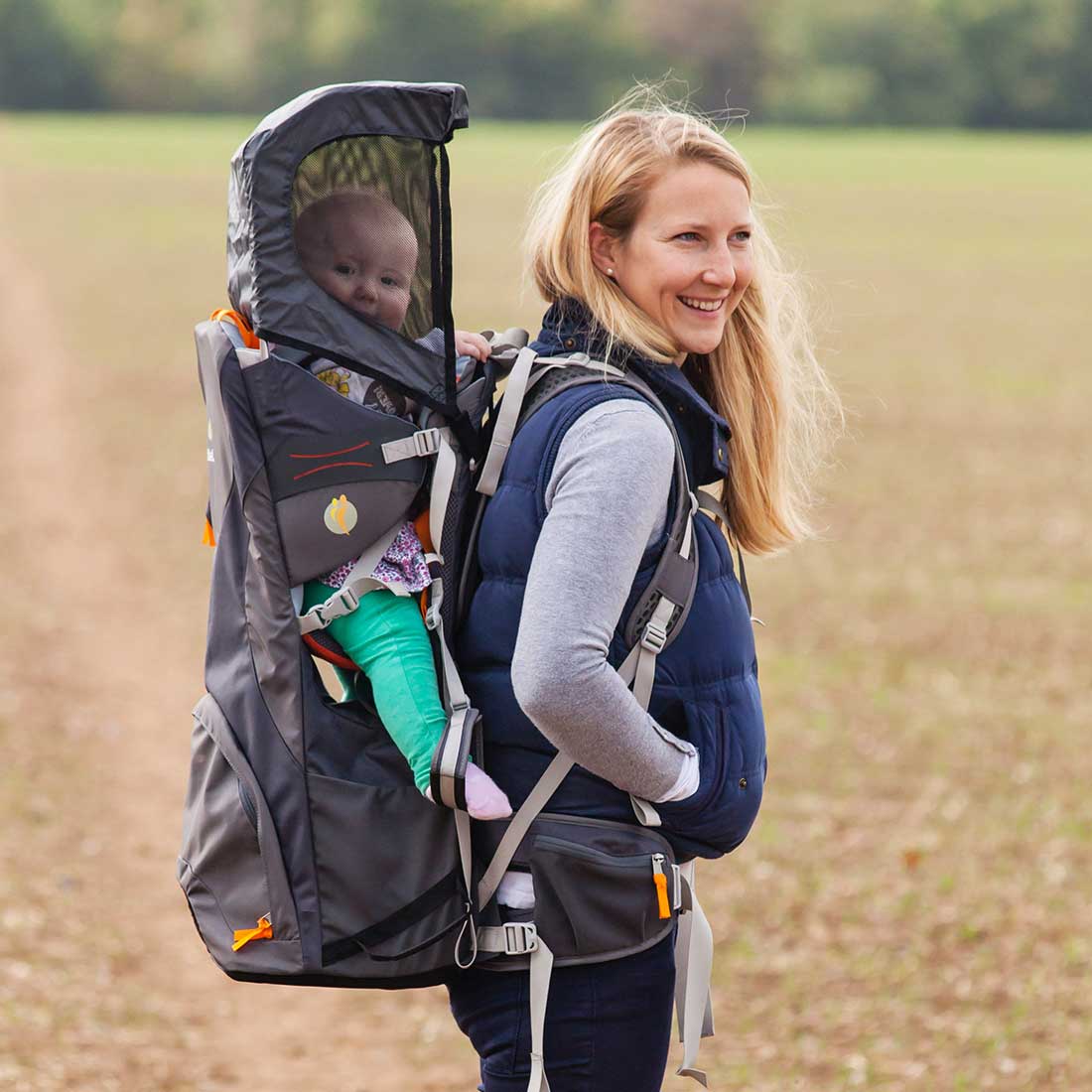 Cross Country S4 Child Carrier (Grey)
