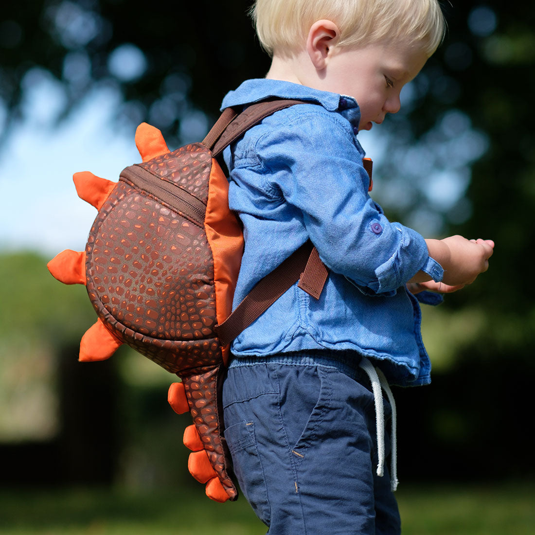 Frantic Premium Quality Soft design PU Sky Dinosaur Bag for Kids 14 Inches  Online in India, Buy at Best Price from Firstcry.com - 14713070